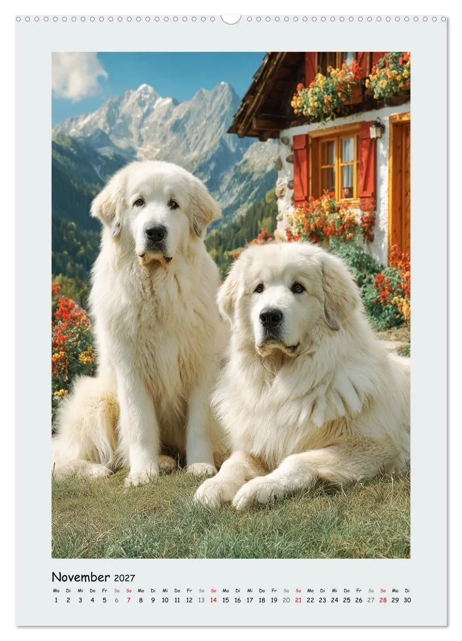 Bild: 9783516756791 | Pyrenäenberghunde. Stolze und wachsame Beschützer (Wandkalender...