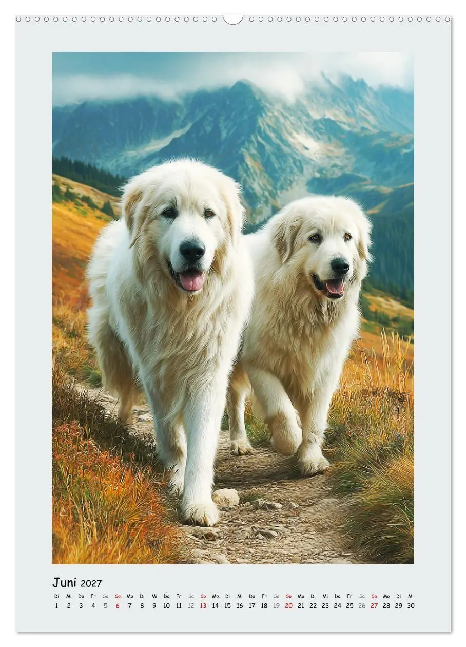 Bild: 9783516756791 | Pyrenäenberghunde. Stolze und wachsame Beschützer (Wandkalender...