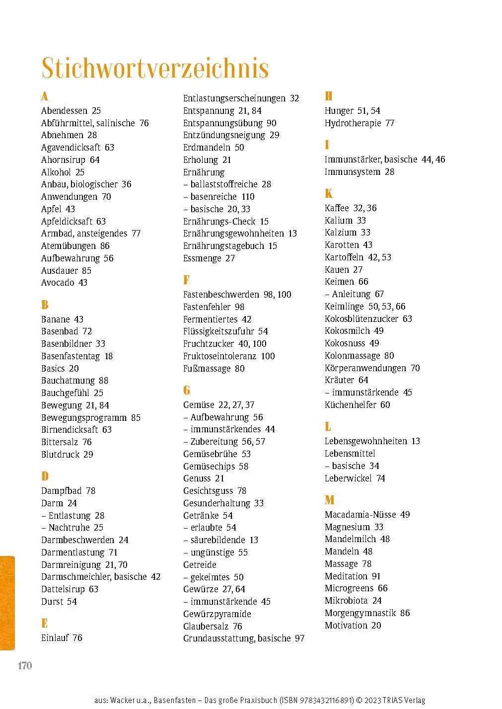 Bild: 9783432116891 | Basenfasten - Das große Praxisbuch | Sabine Wacker (u. a.) | Buch