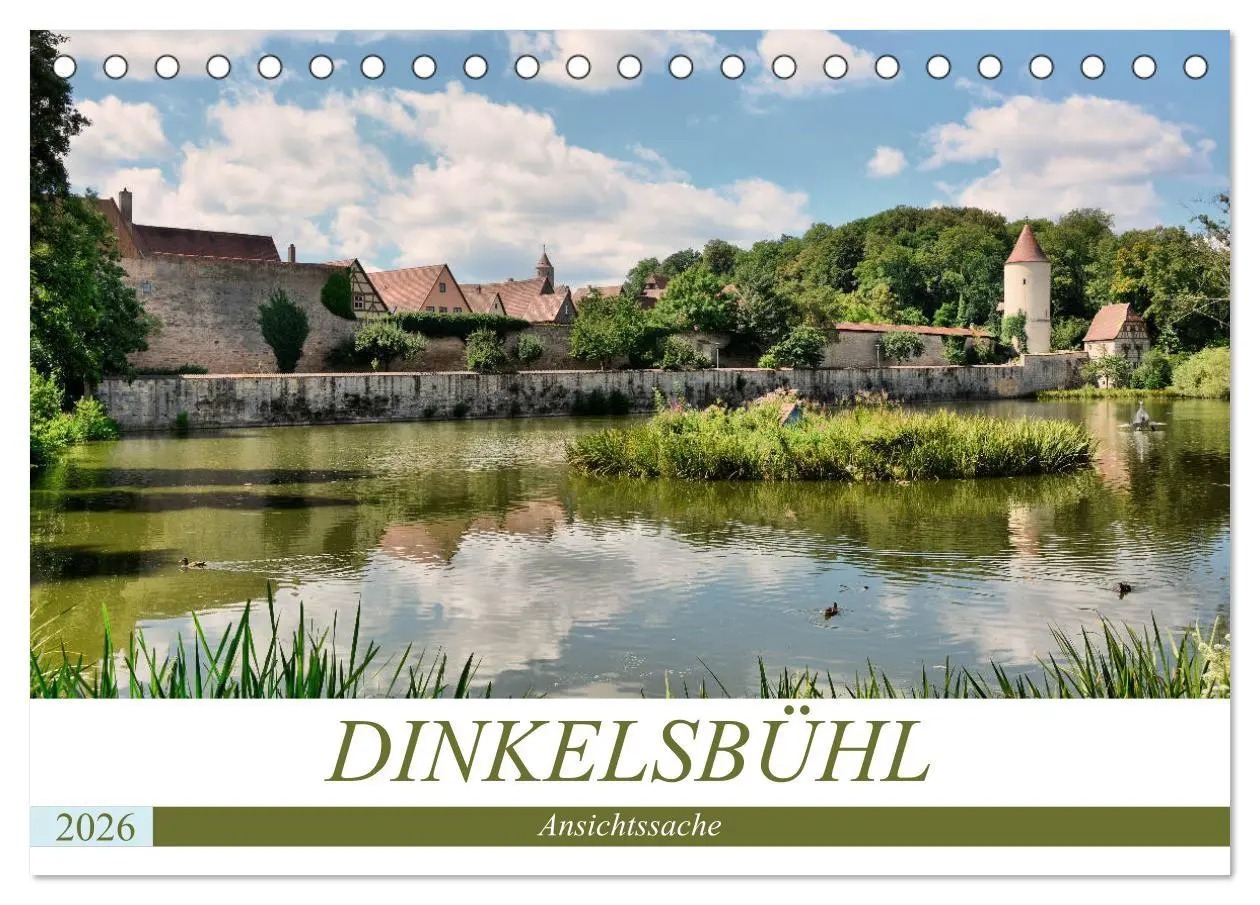 Cover: 9783457896891 | Dinkelsbühl - Ansichtssache (Tischkalender 2026 DIN A5 quer),...