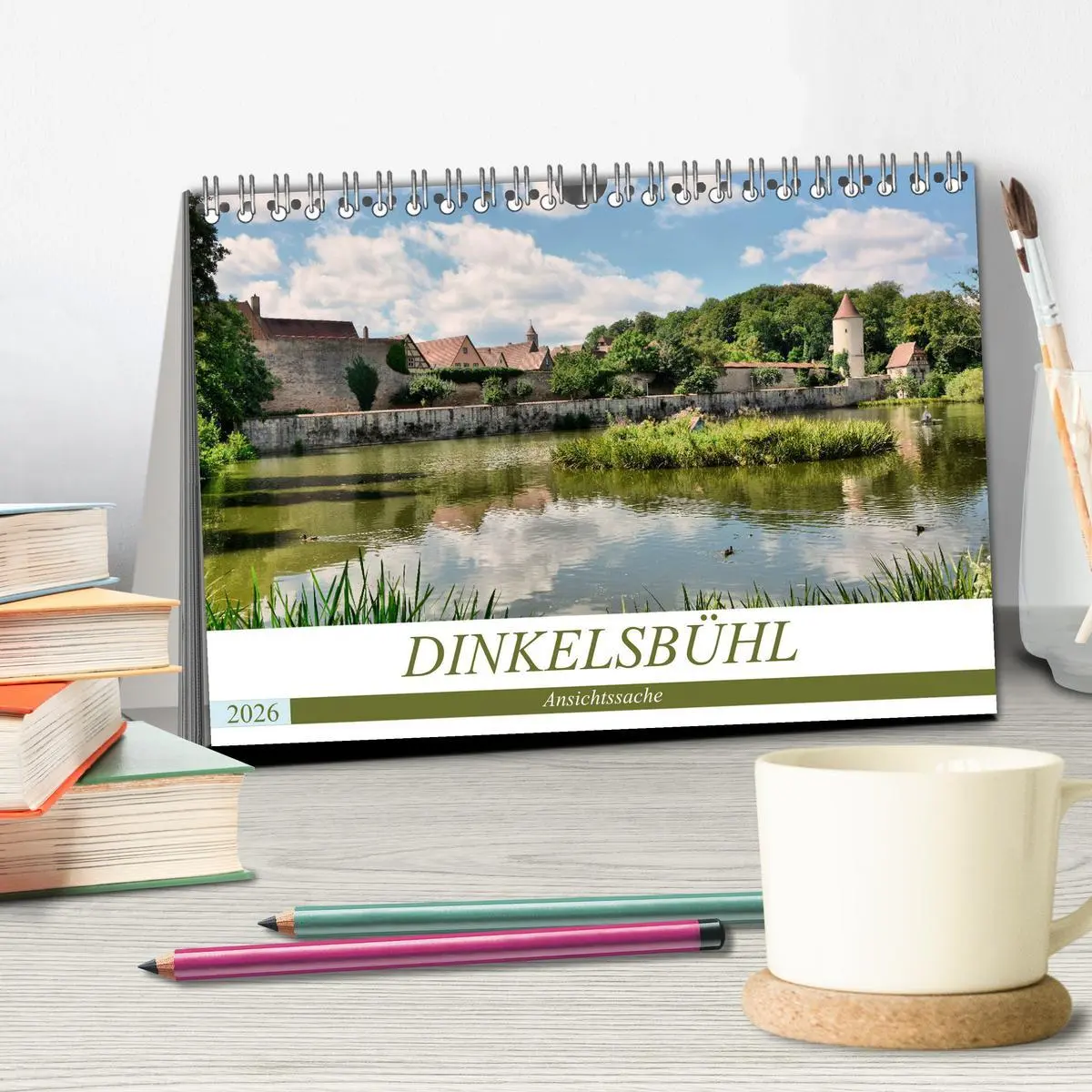 Bild: 9783457896891 | Dinkelsbühl - Ansichtssache (Tischkalender 2026 DIN A5 quer),...