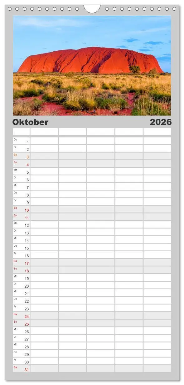 Bild: 9783516506891 | Familienplaner 2026 - Magische Wunderwelten der Natur mit 5 Spalten...