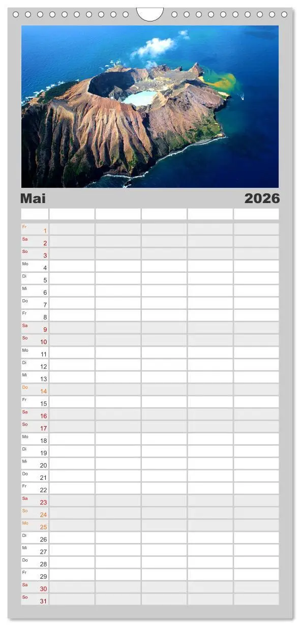 Bild: 9783516506891 | Familienplaner 2026 - Magische Wunderwelten der Natur mit 5 Spalten...