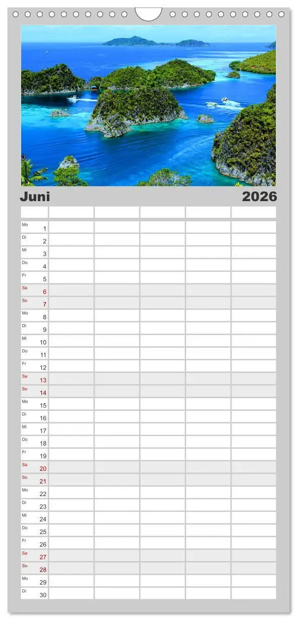 Bild: 9783516506891 | Familienplaner 2026 - Magische Wunderwelten der Natur mit 5 Spalten...