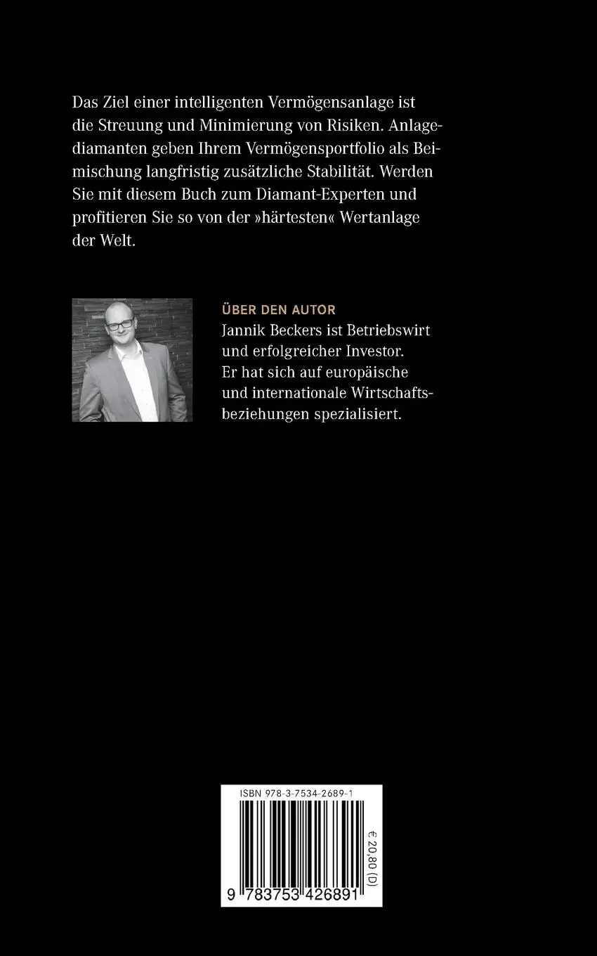Rückseite: 9783753426891 | Steinreich mit Diamanten | Jannik Beckers | Taschenbuch | 102 S.