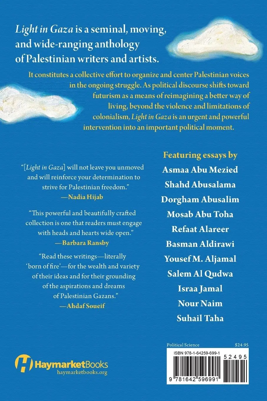 Rückseite: 9781642596991 | Light in Gaza | Writings Born of Fire | Jehad Abusalim (u. a.) | Buch