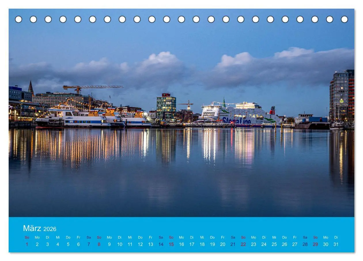 Bild: 9783457646991 | An der Kieler Förde (Tischkalender 2026 DIN A5 quer), CALVENDO...