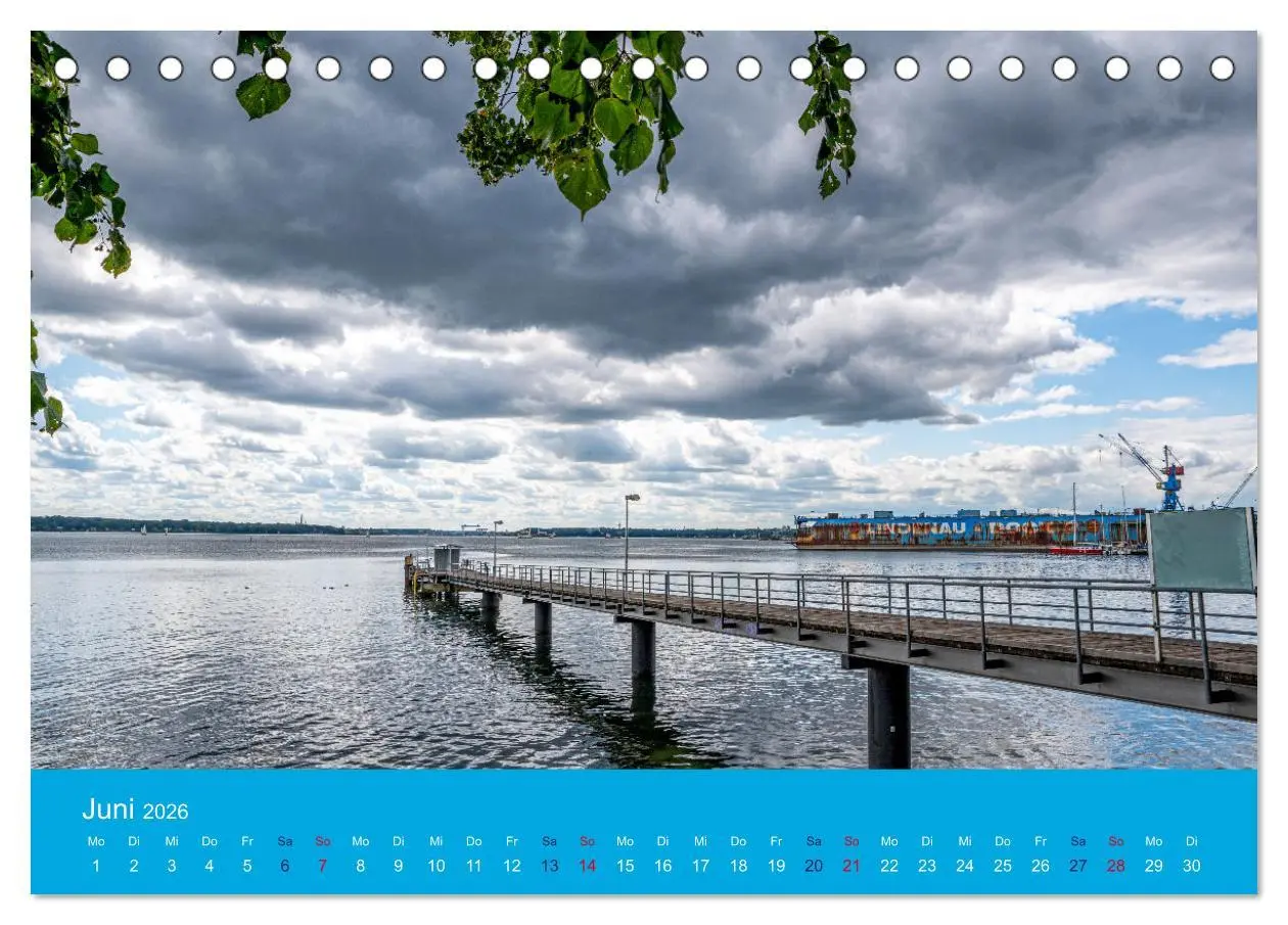 Bild: 9783457646991 | An der Kieler Förde (Tischkalender 2026 DIN A5 quer), CALVENDO...