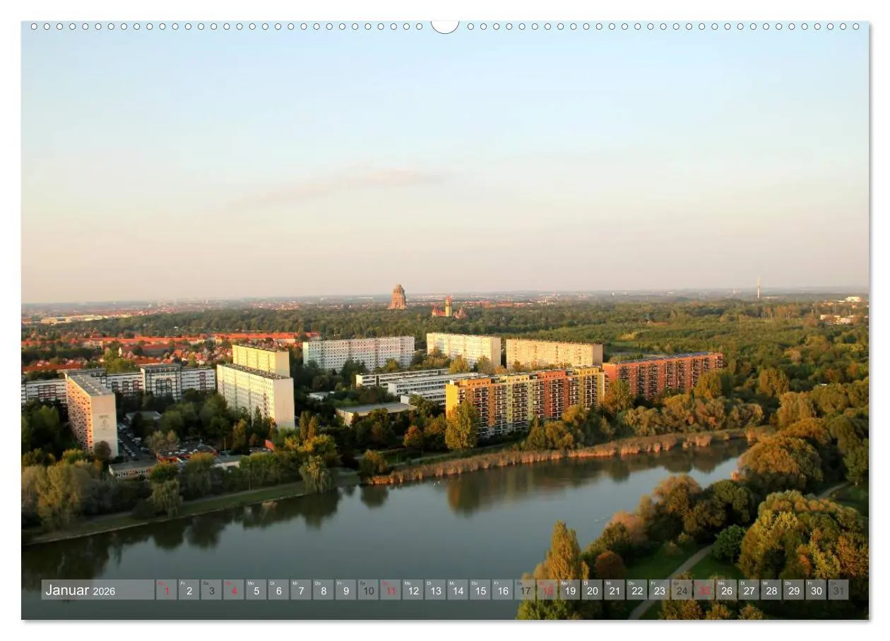 Bild: 9783516116991 | Über den Dächern von Leipzig (Wandkalender 2026 DIN A2 quer),...