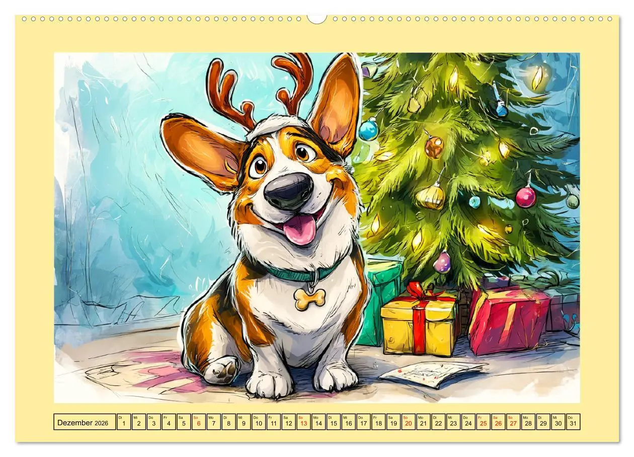 Bild: 9783516596991 | Lustige Corgis. Niedliche Cartoons von glücklichen Hunden...