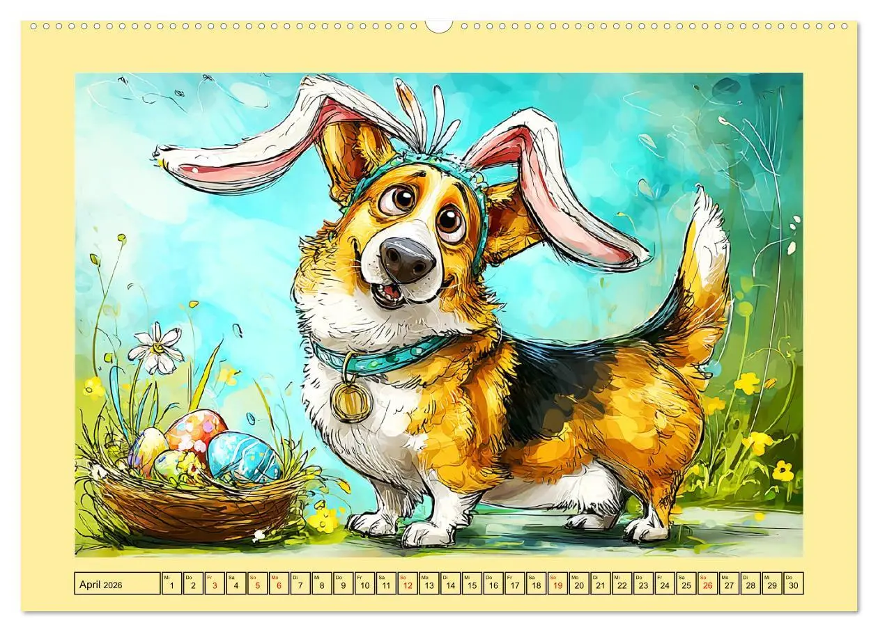 Bild: 9783516596991 | Lustige Corgis. Niedliche Cartoons von glücklichen Hunden...