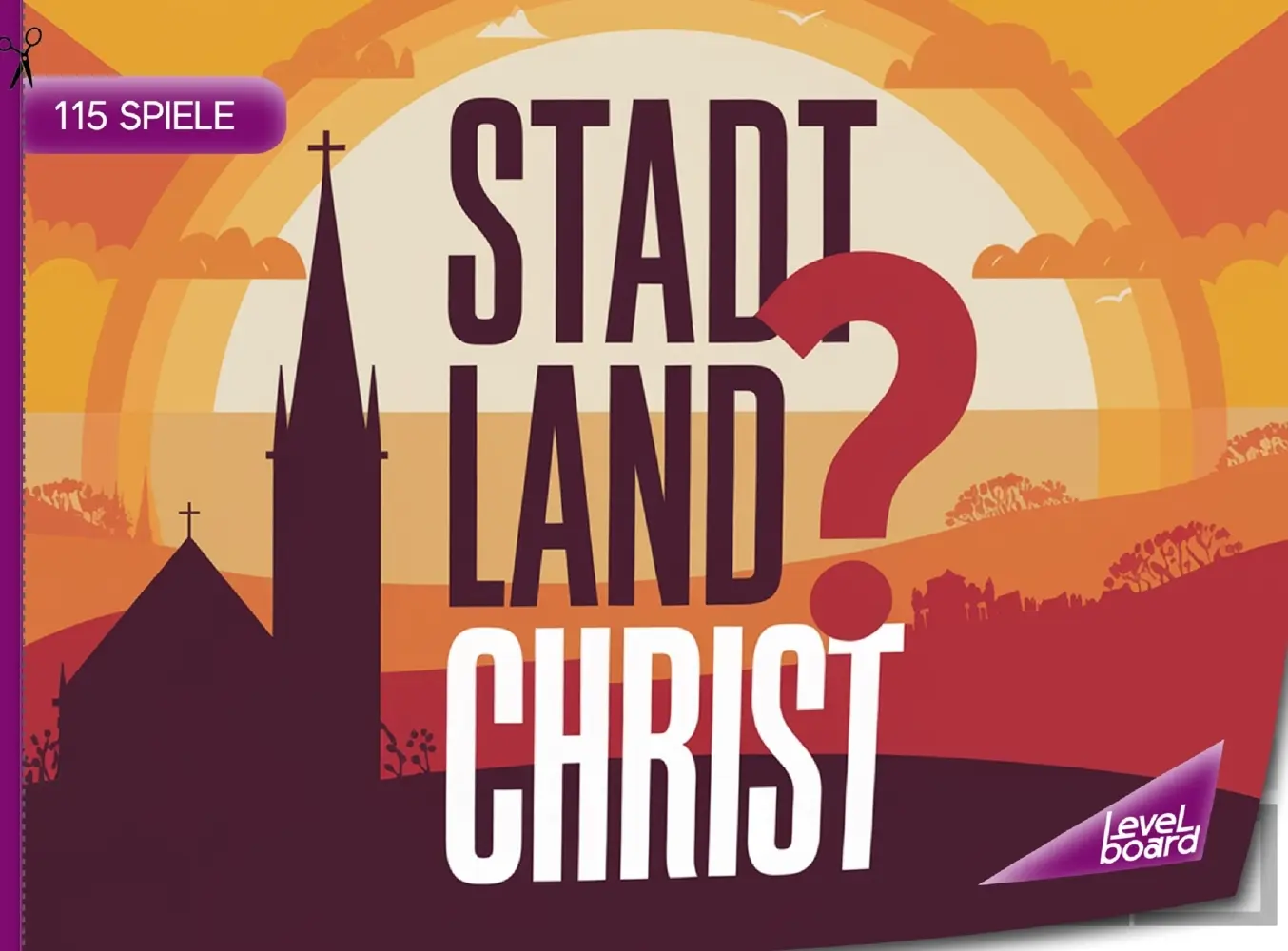 Cover: 9783693196991 | Stadt, Land, Christ - 115 Spielblöcke | levelBoard Spiele | Buch