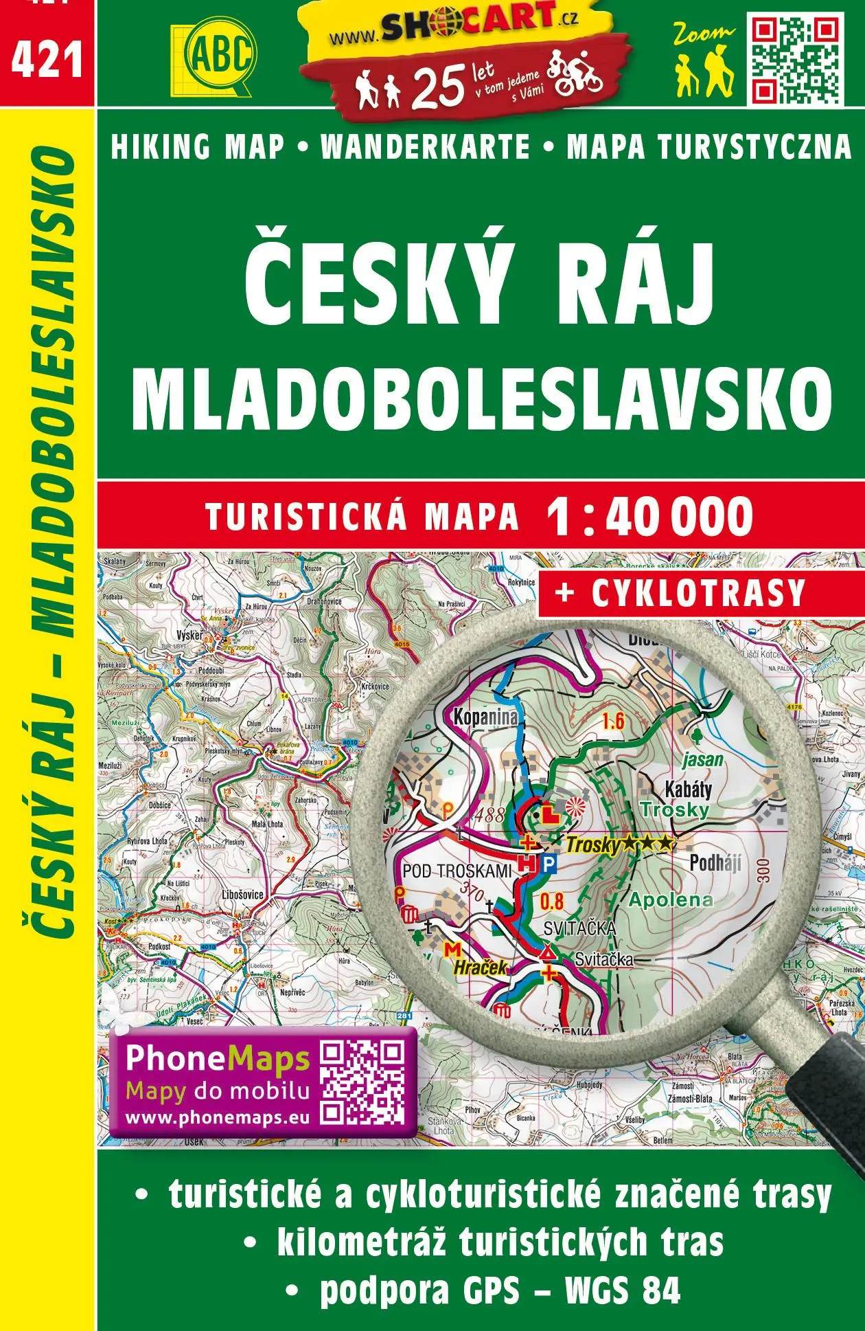 Cover: 9788072246991 | Wanderkarte Tschechien Cesky raj, Mladobleslavsko 1 : 40 000 | 2020