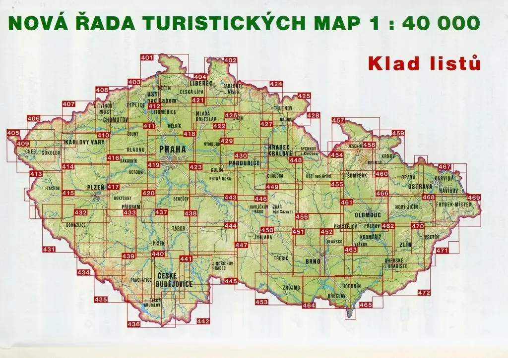 Bild: 9788072246991 | Wanderkarte Tschechien Cesky raj, Mladobleslavsko 1 : 40 000 | 2020