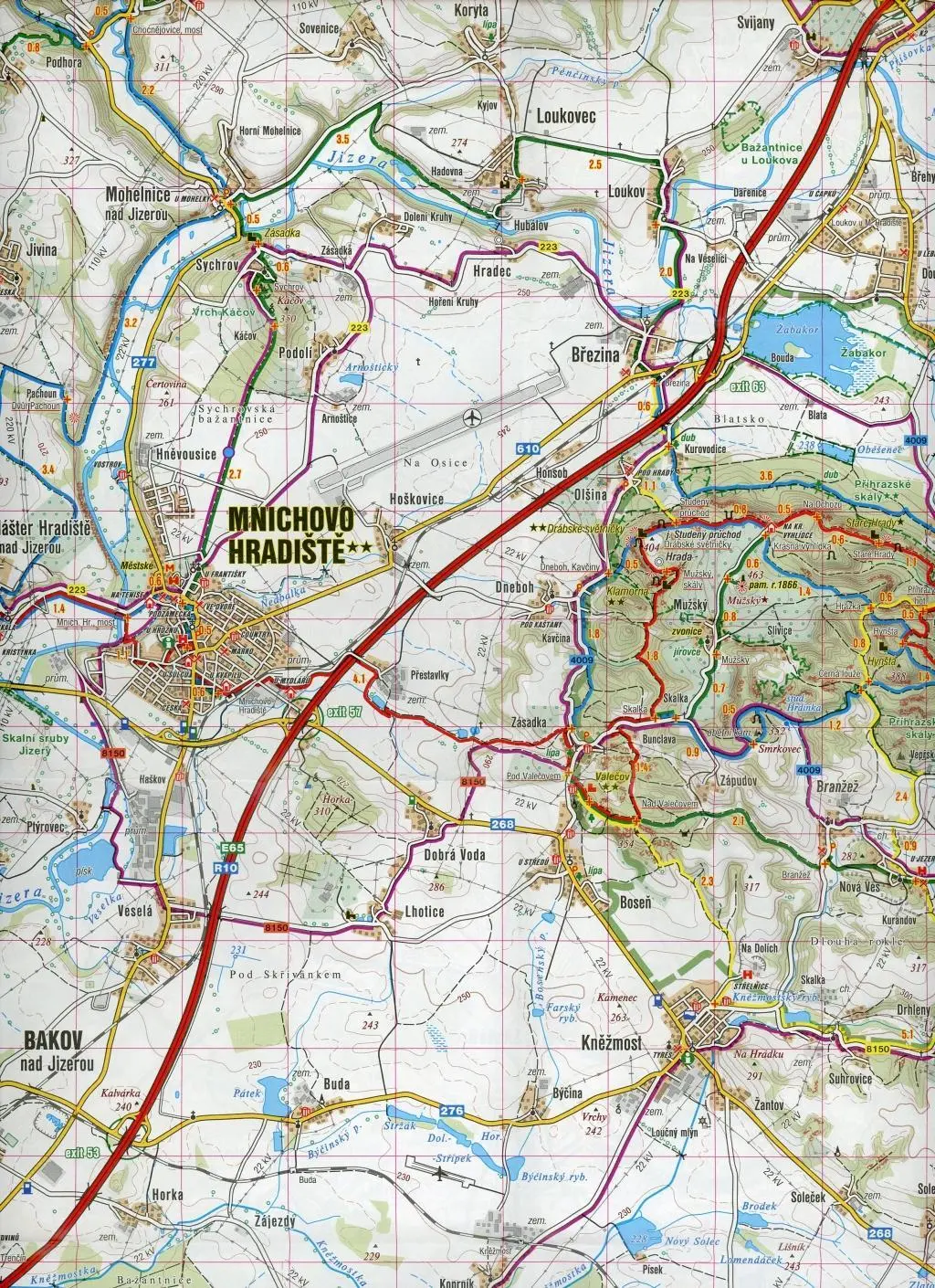 Bild: 9788072246991 | Wanderkarte Tschechien Cesky raj, Mladobleslavsko 1 : 40 000 | 2020