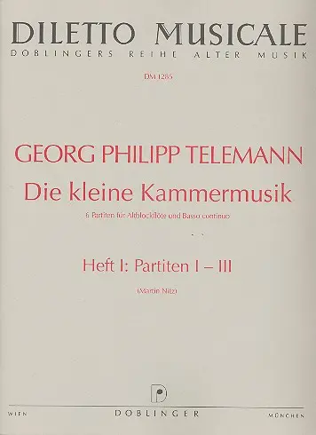 Die kleine Kammermusik (6 Partiten 1)