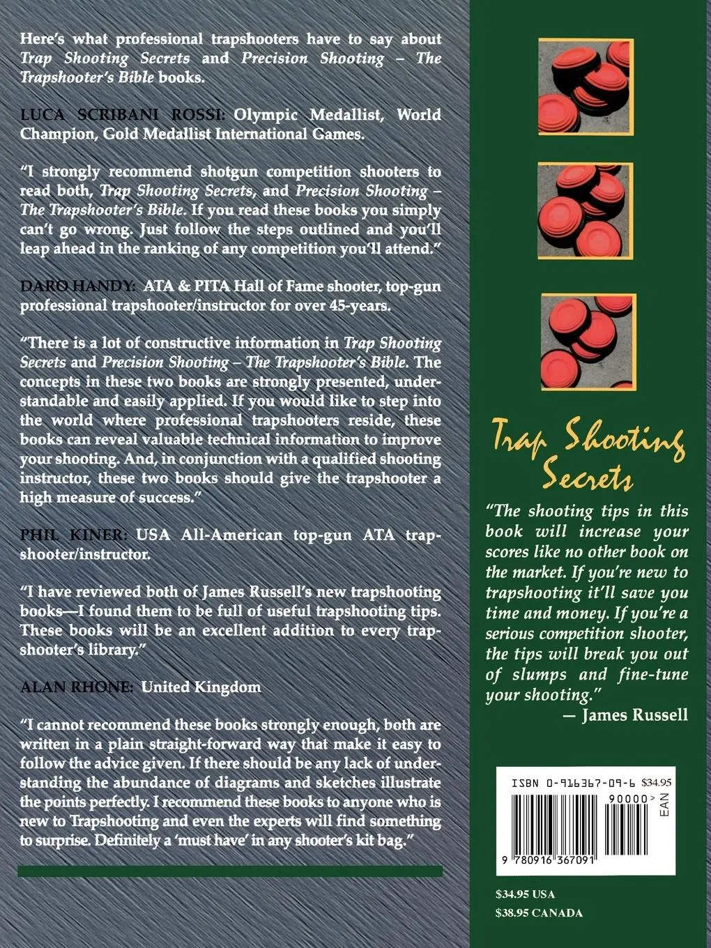 Rückseite: 9780916367091 | Trap Shooting Secrets | James Russell | Taschenbuch | Englisch | 1997