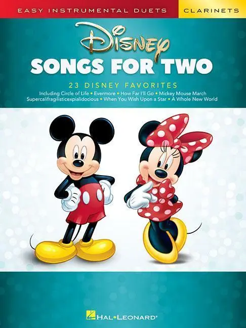Cover: 9781540037091 | Disney Songs | Easy Instrumental Duets - Two Clarinets | Corporation