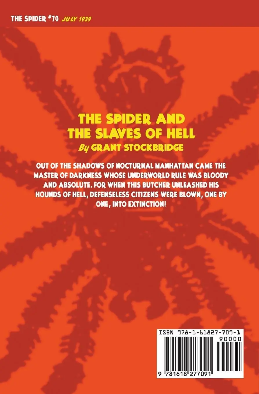 Rückseite: 9781618277091 | The Spider #70 | The Spider and the Slaves of Hell | Page (u. a.)
