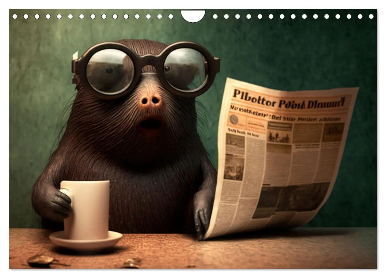 Bild: 9783457537091 | Maulwurf Mania Ein Jahr voller absurder Abenteuer (Wandkalender...