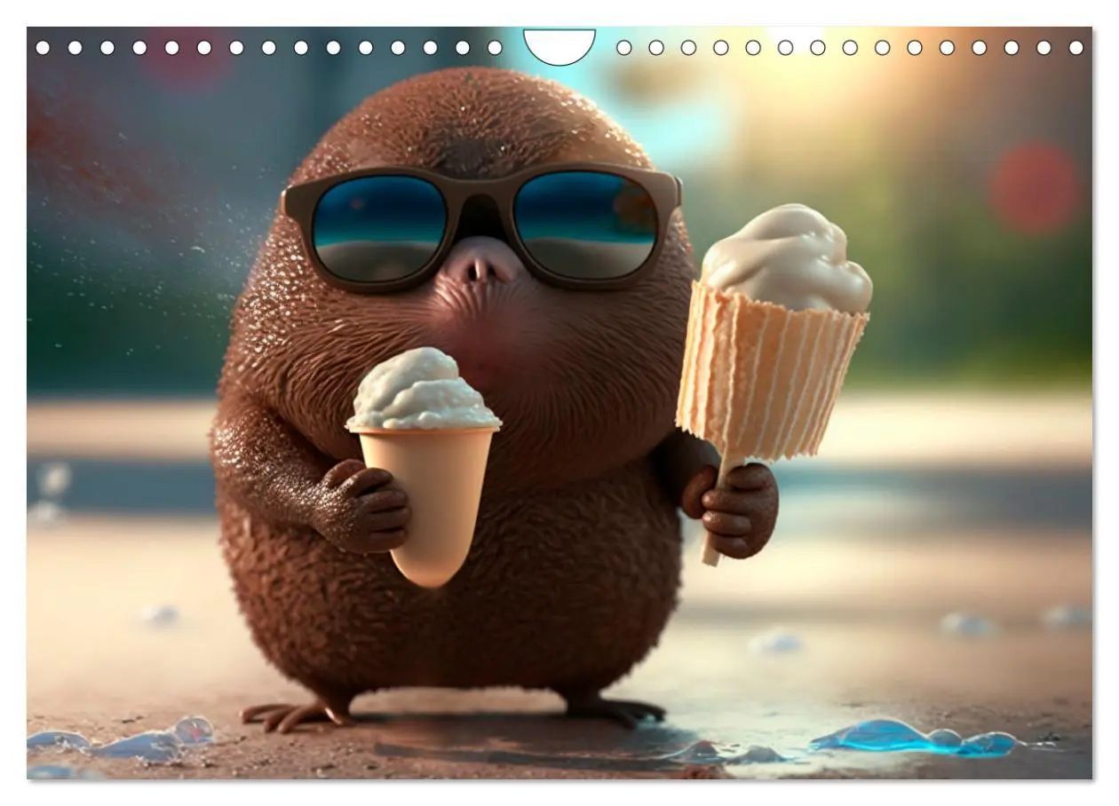 Bild: 9783457537091 | Maulwurf Mania Ein Jahr voller absurder Abenteuer (Wandkalender...