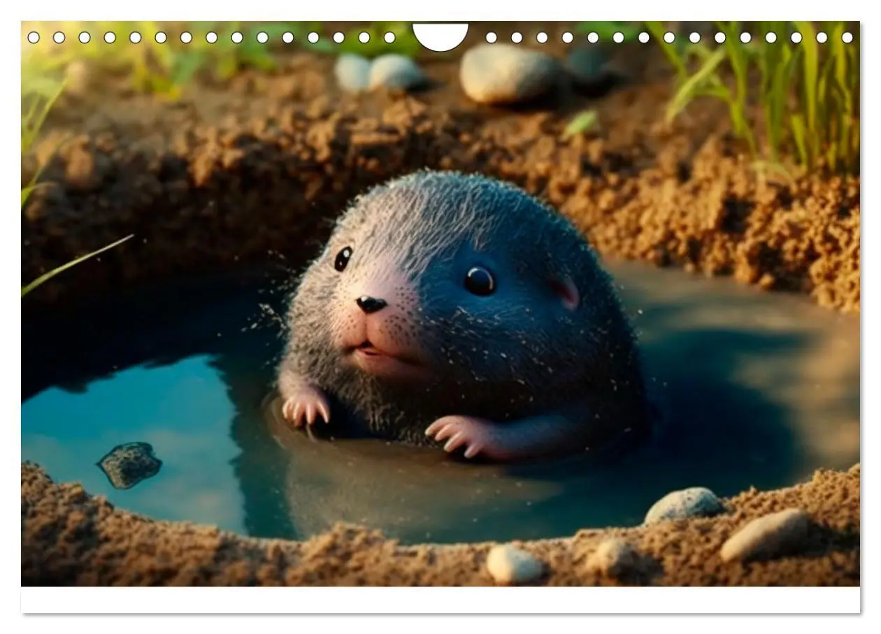 Bild: 9783457537091 | Maulwurf Mania Ein Jahr voller absurder Abenteuer (Wandkalender...
