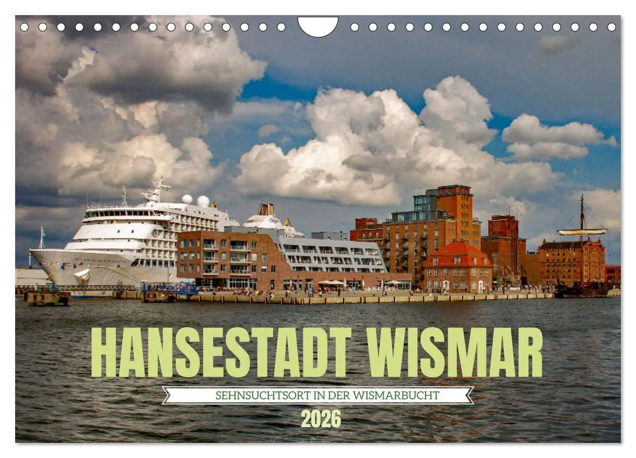 Cover: 9783457777091 | Hansestadt Wismar - Sehnsuchtsort (Wandkalender 2026 DIN A4 quer),...