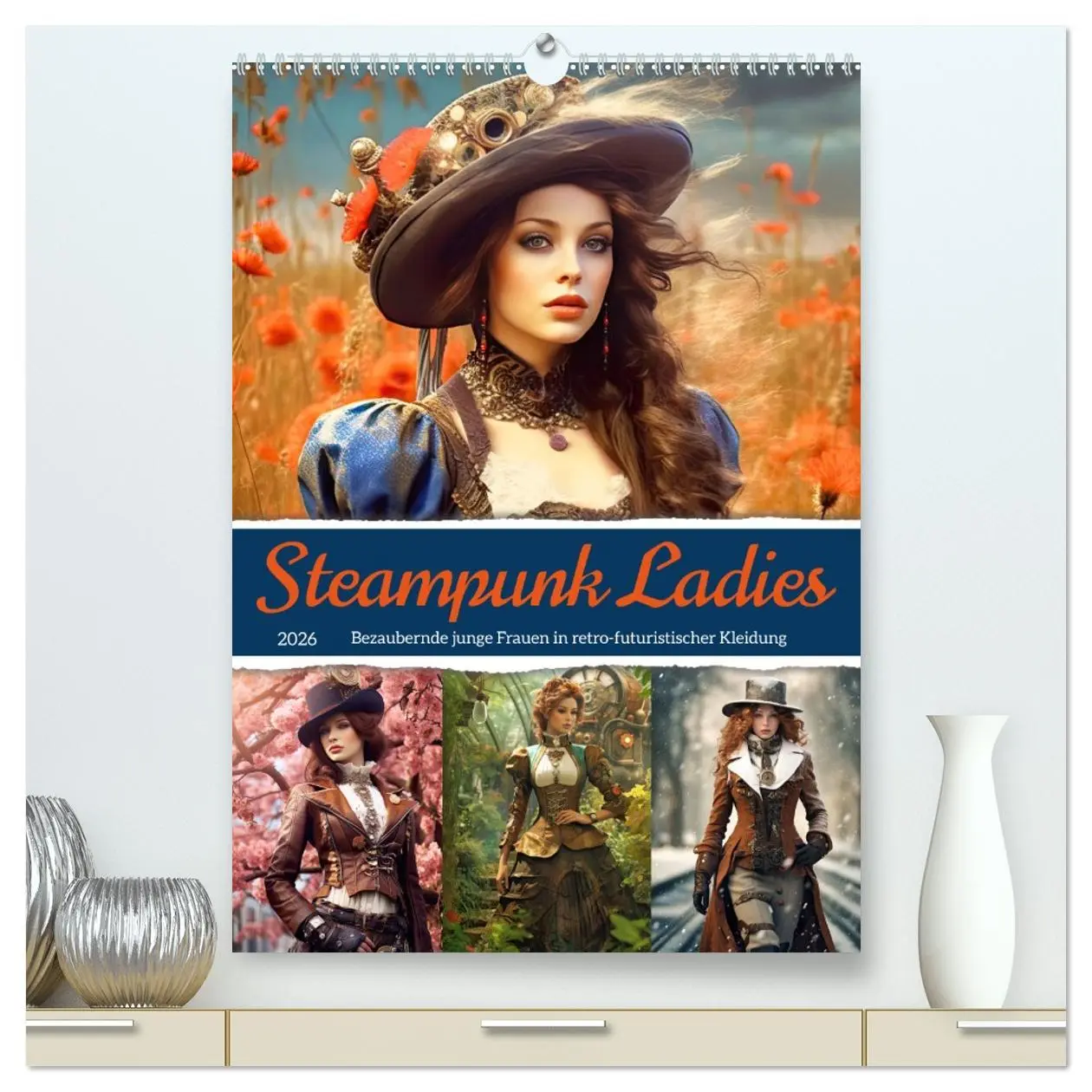 Cover: 9783516317091 | Steampunk Ladies (hochwertiger Premium Wandkalender 2026 DIN A2...