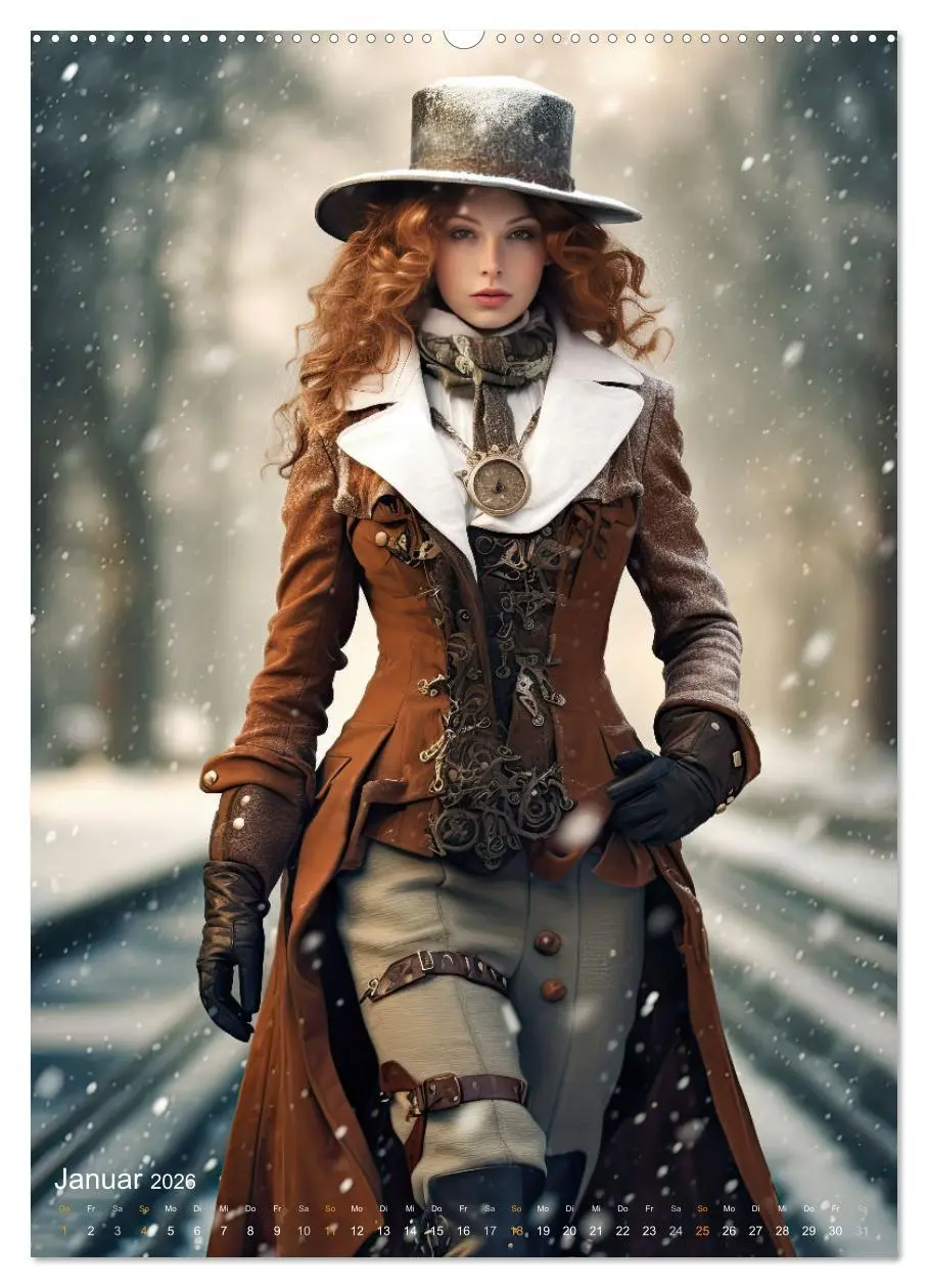 Bild: 9783516317091 | Steampunk Ladies (hochwertiger Premium Wandkalender 2026 DIN A2...