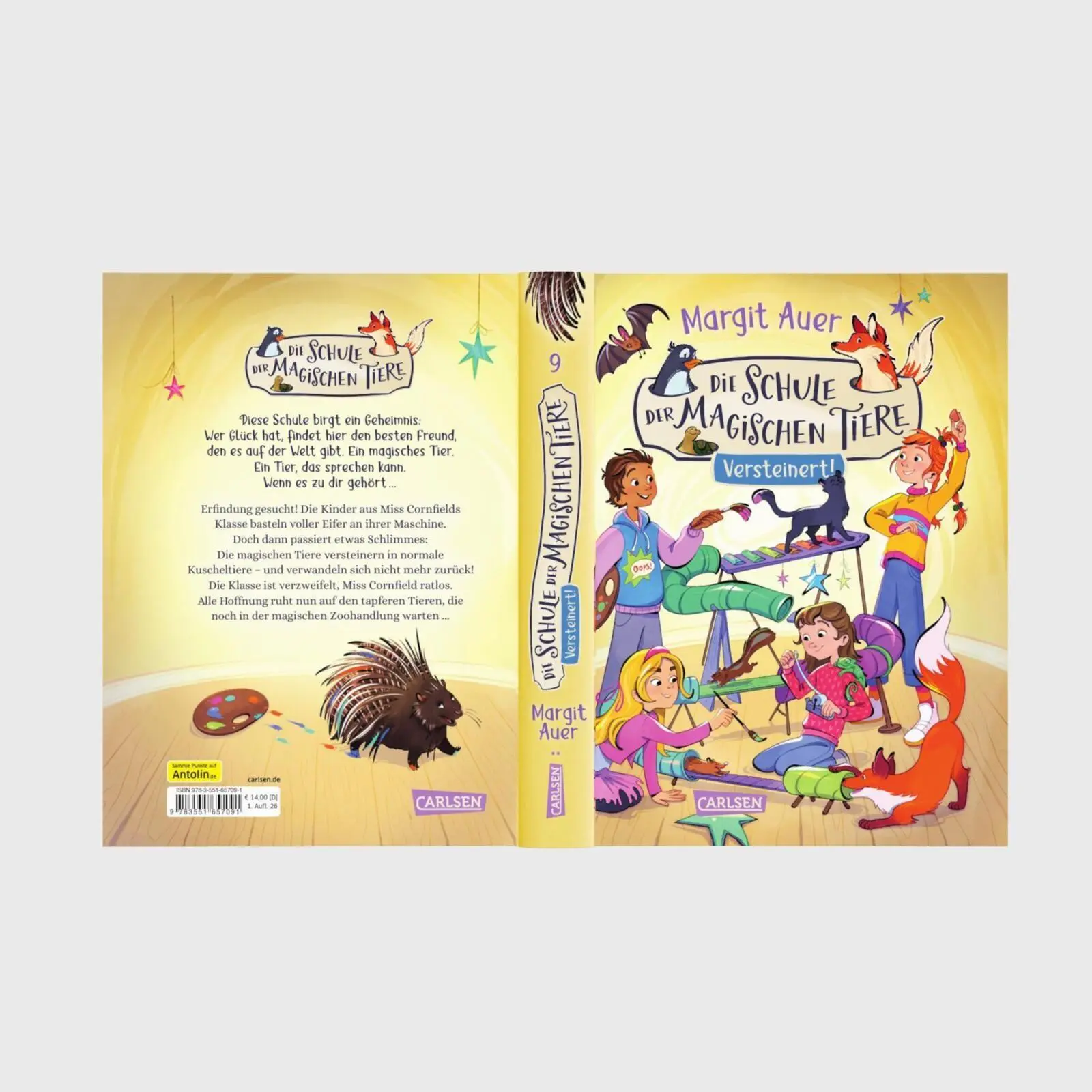 Bild: 9783551657091 | Die Schule der magischen Tiere 9: Versteinert! | Margit Auer | Buch