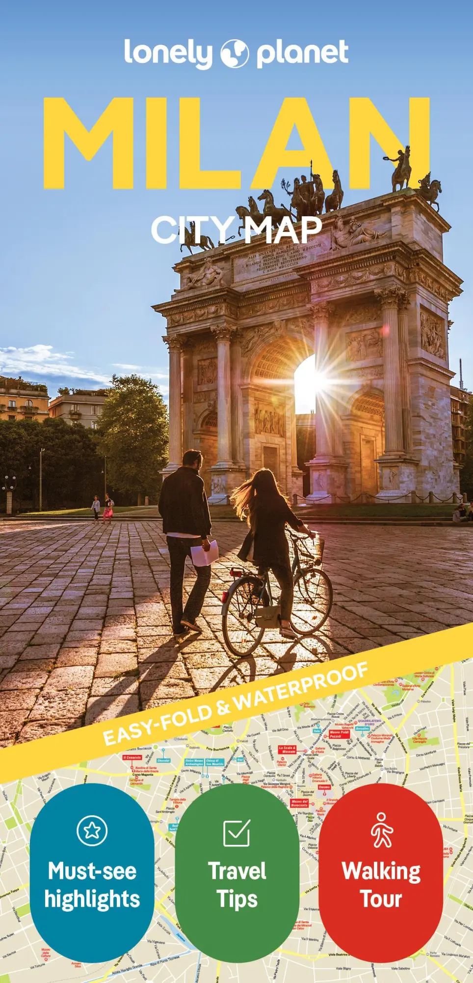 Cover: 9781787017191 | Lonely Planet Milan City Map | Lonely Planet | (Land-)Karte | Englisch