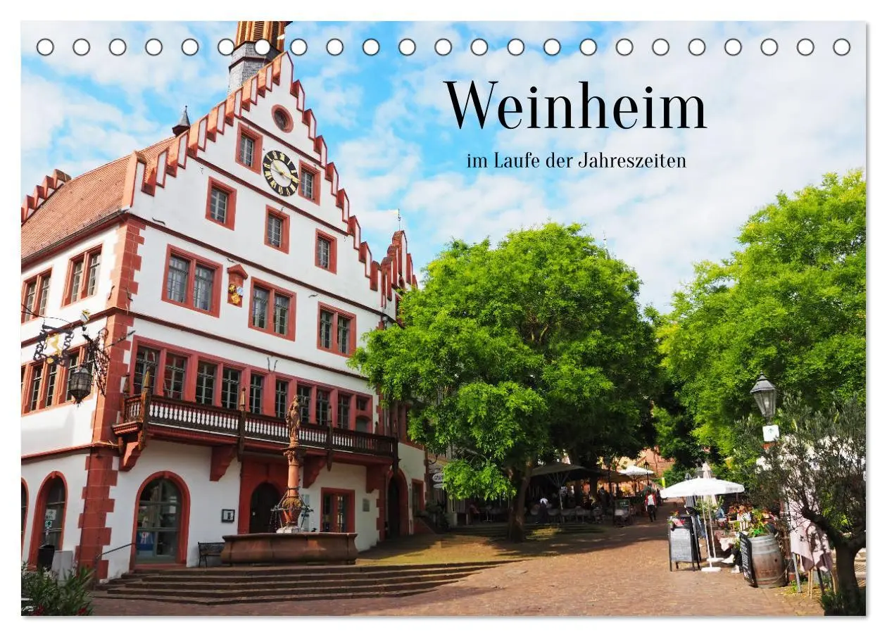 Cover: 9783457387191 | Weinheim im Laufe der Jahreszeiten (Tischkalender 2026 DIN A5...