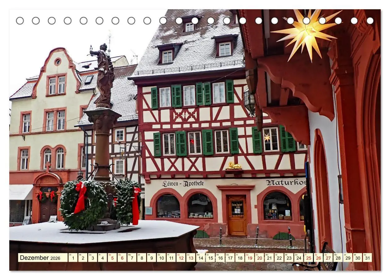 Bild: 9783457387191 | Weinheim im Laufe der Jahreszeiten (Tischkalender 2026 DIN A5...