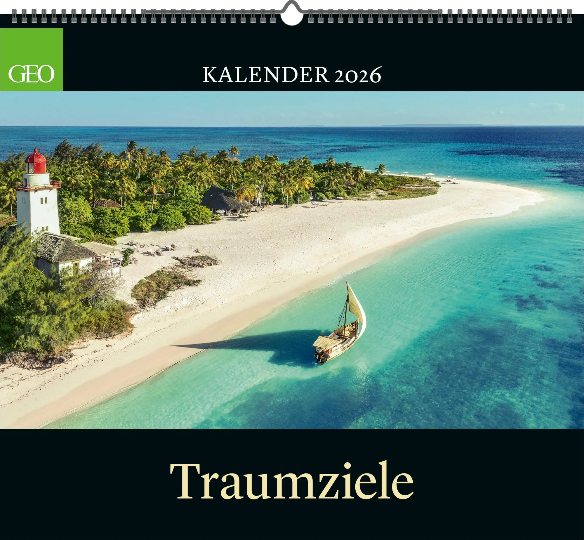 Cover: 4069095007291 | GEO Traumziele 2026 - Wand-Kalender - Reise-Kalender -...
