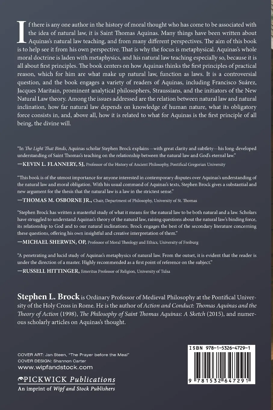 Rückseite: 9781532647291 | The Light That Binds | Stephen L. Brock | Taschenbuch | Englisch