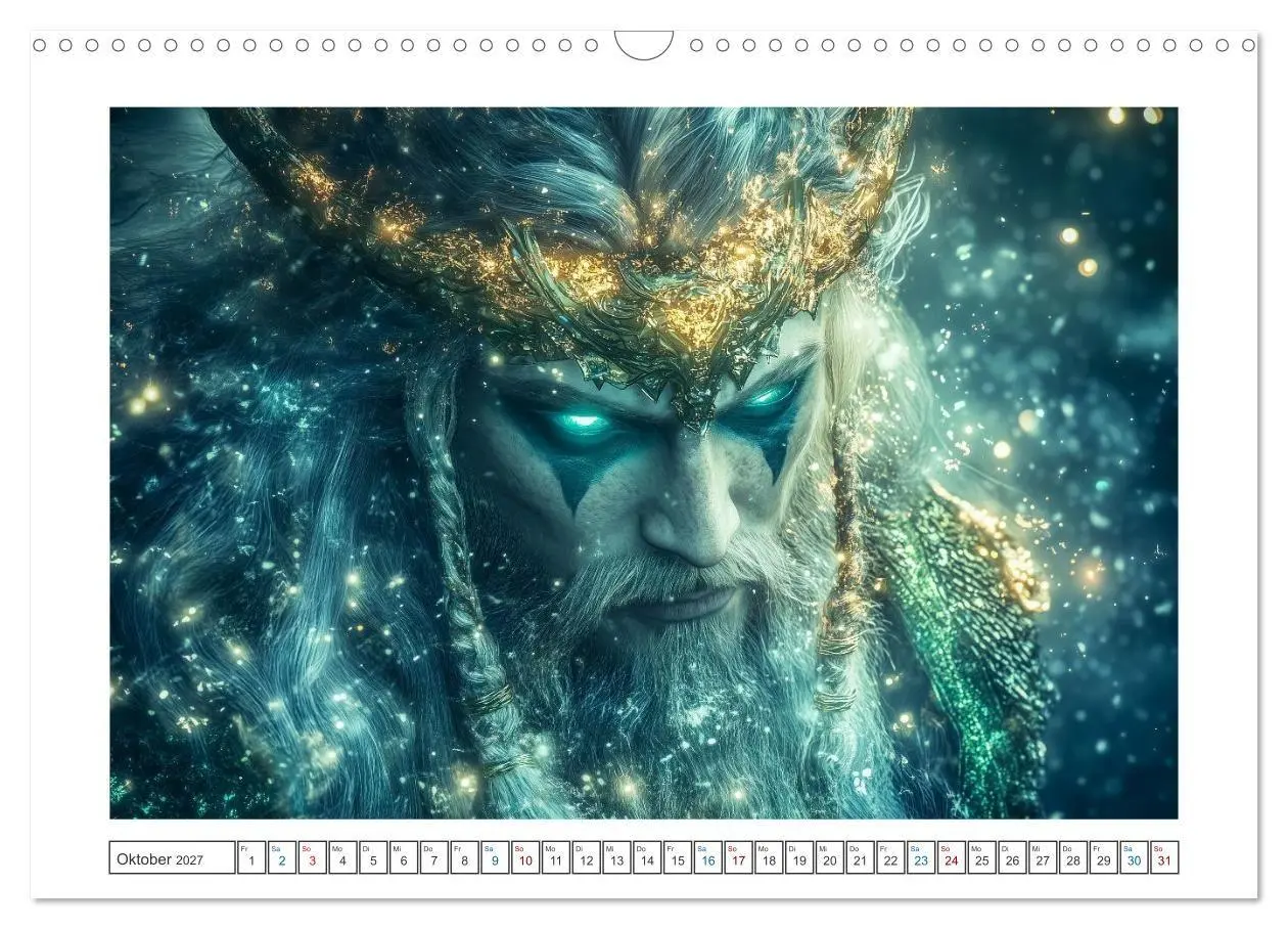 Bild: 9783516777291 | Die Götter des Nordens (Wandkalender 2027 DIN A3 quer), CALVENDO...
