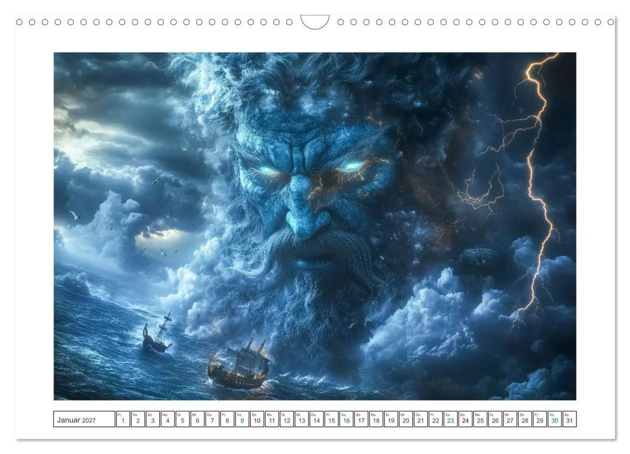 Bild: 9783516777291 | Die Götter des Nordens (Wandkalender 2027 DIN A3 quer), CALVENDO...