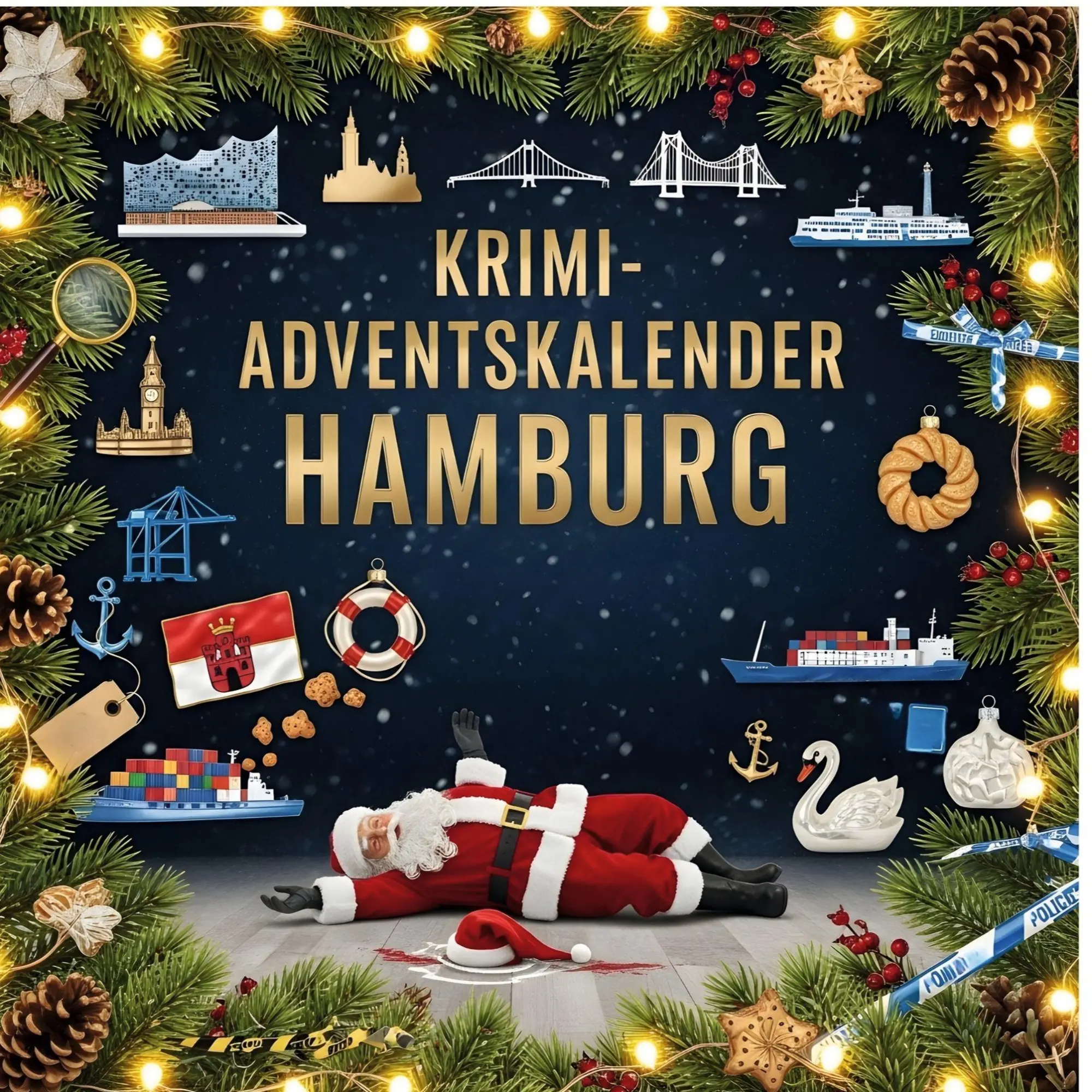 Cover: 9783759187291 | Der Krimi-Adventskalender Hamburg | Mordsverdächtig in 24 Akten | Buch