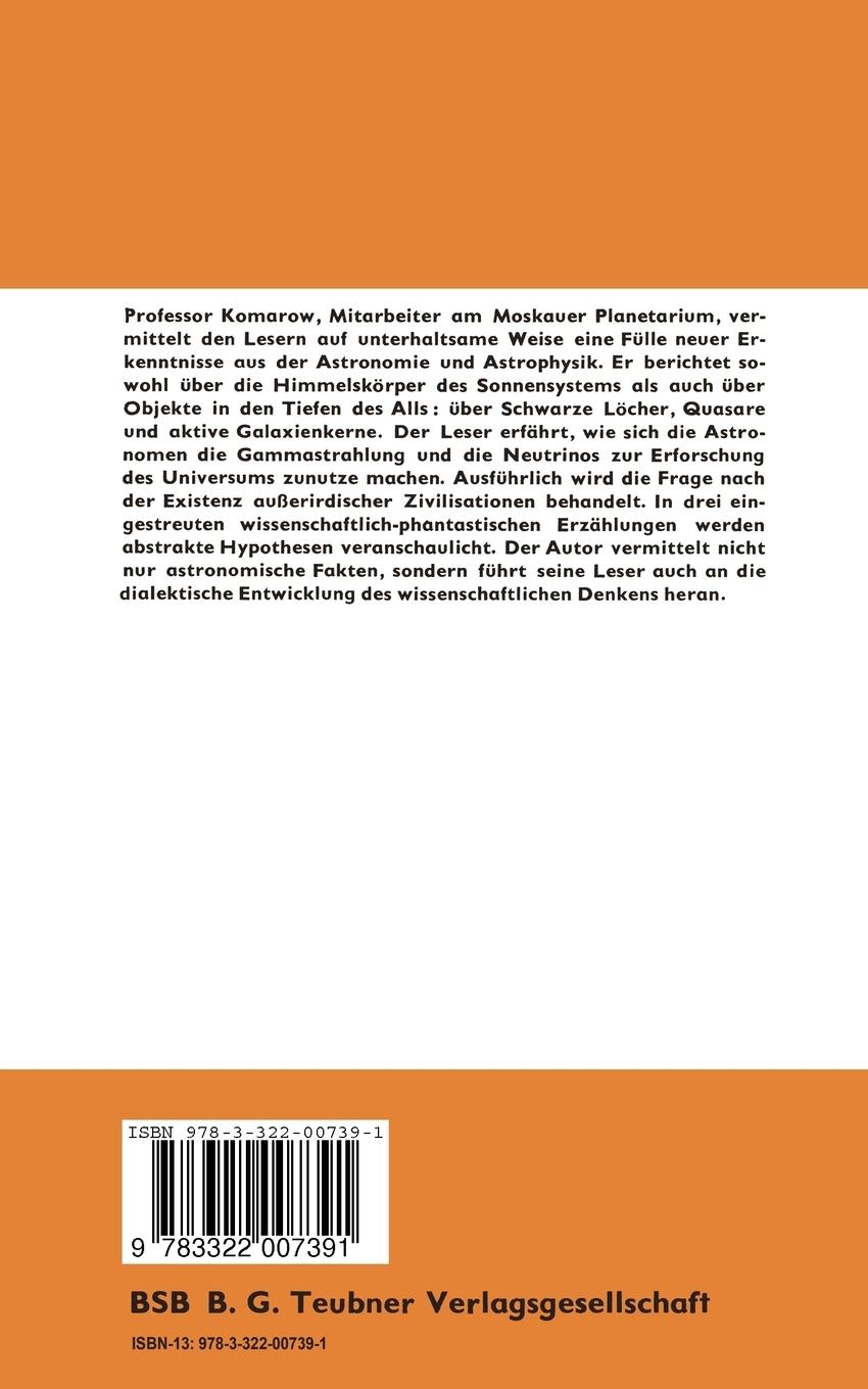 Rückseite: 9783322007391 | Neue unterhaltsame Astronomie | Viktor N Komarow | Taschenbuch | 1990