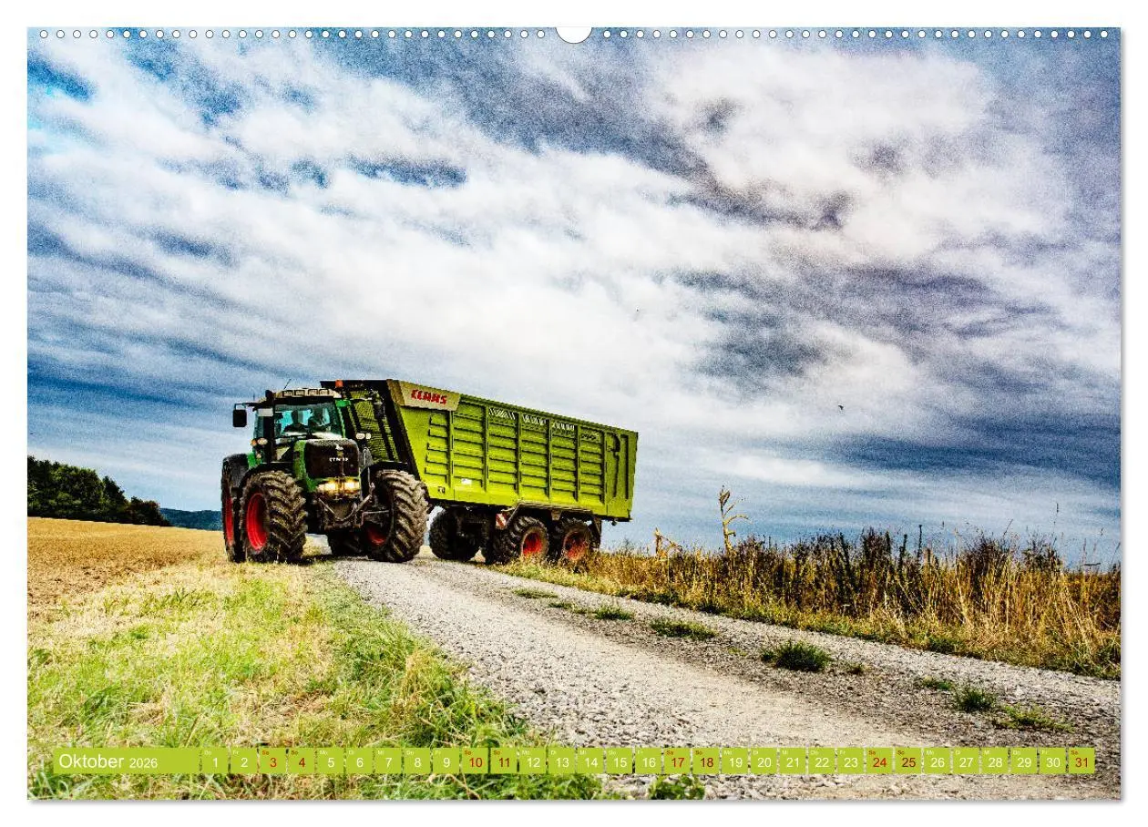 Bild: 9783457677391 | Landwirtschaft - Maisernte (hochwertiger Premium Wandkalender 2026...