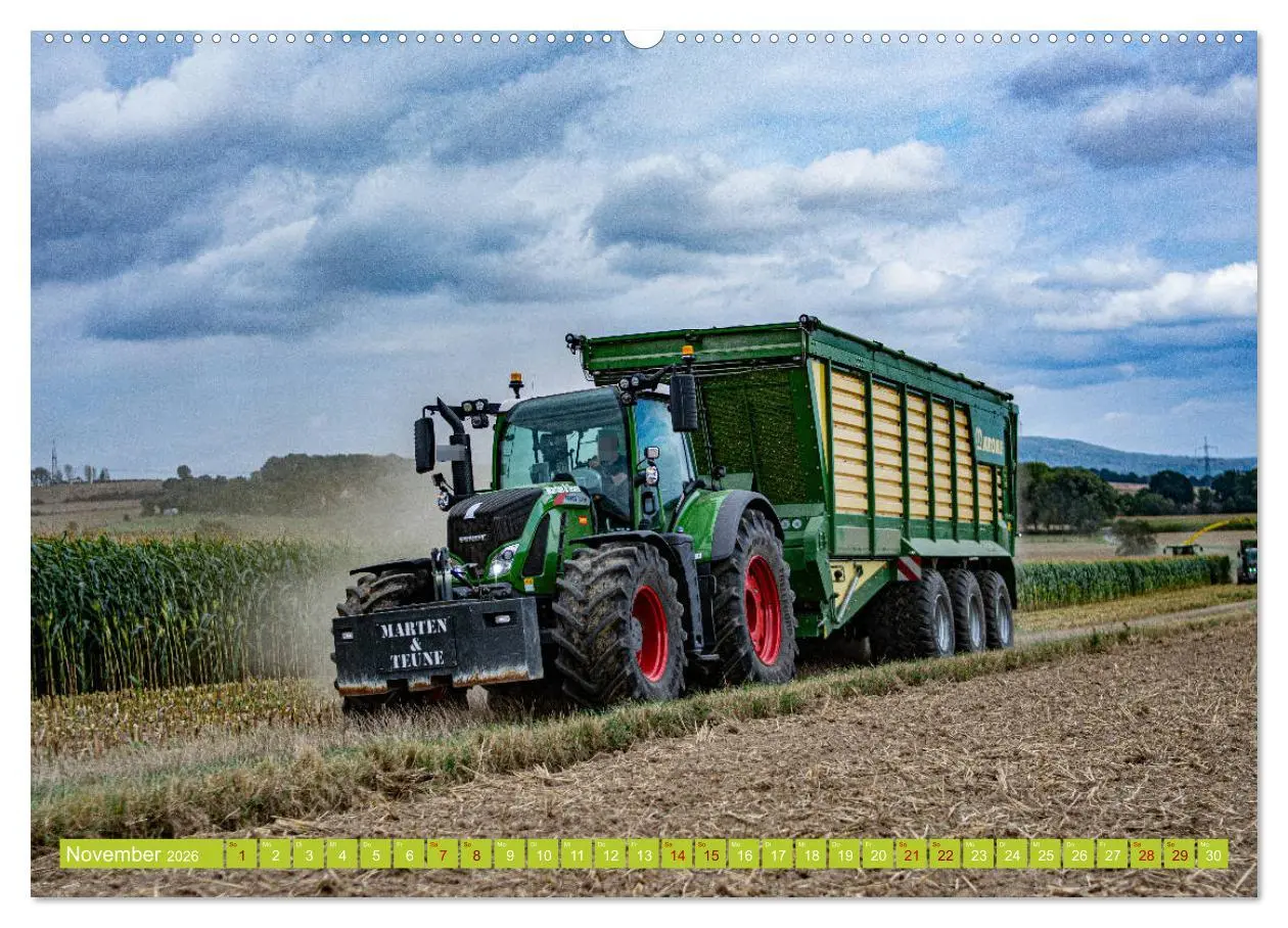 Bild: 9783457677391 | Landwirtschaft - Maisernte (hochwertiger Premium Wandkalender 2026...