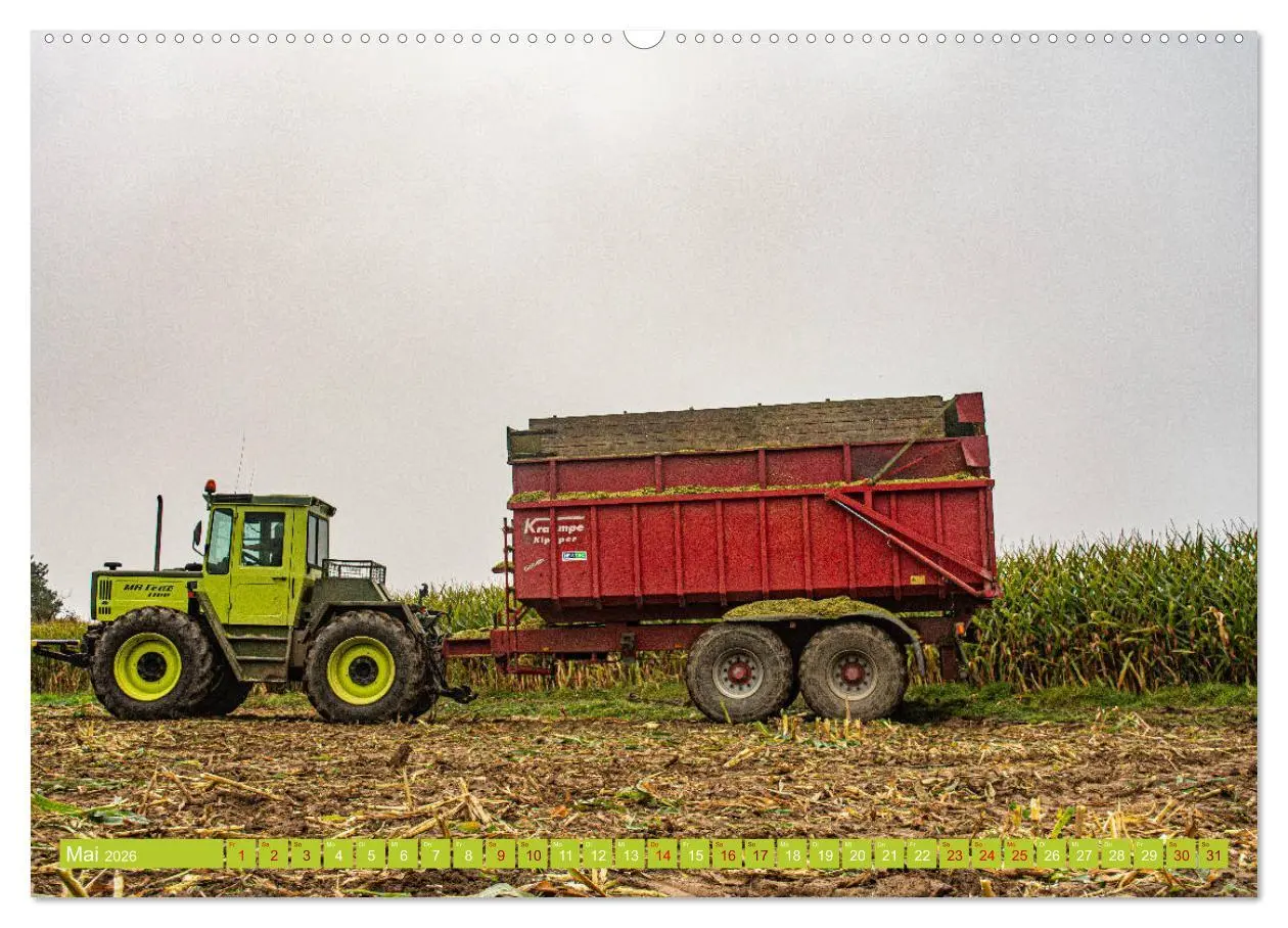 Bild: 9783457677391 | Landwirtschaft - Maisernte (hochwertiger Premium Wandkalender 2026...