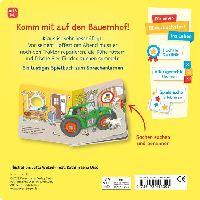 Bild: 9783473417391 | Wo ist bloß...? Mein Bauernhof-Buch zum Sachen suchen | Orso | Buch