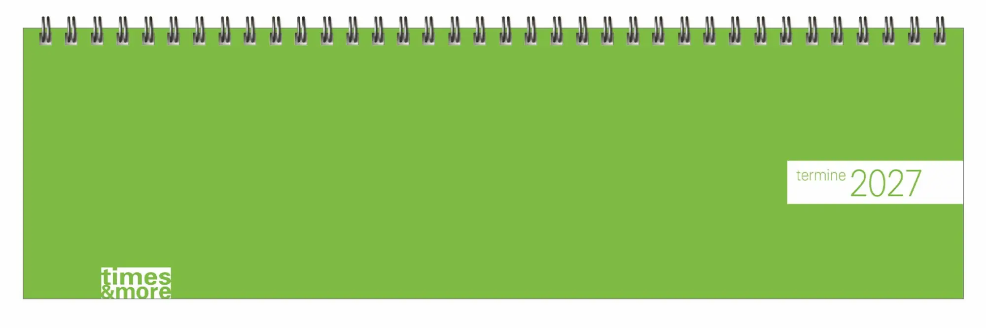 Cover: 9783756417391 | times&amp;more Grün Wochenquerplaner 2027 | Heye | Kalender | 64 S. | 2027