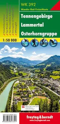 Cover: 9783850847391 | Tennengebirge, Lammertal, Gosaukamm 1 : 50 000. WK 392 | KG | gefalzt