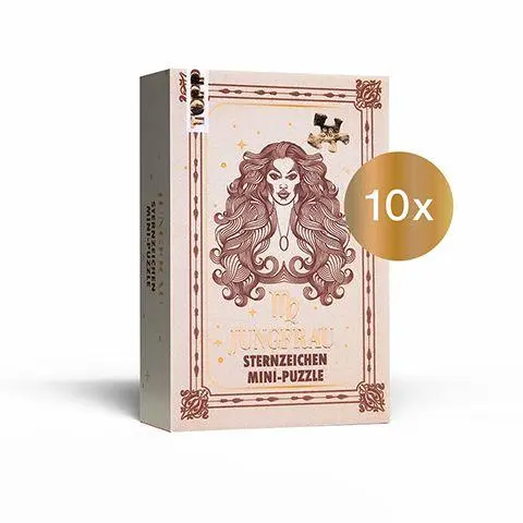 Cover: 4007742187491 | Nachfüllset: Sternzeichen Mini-Puzzle Jungfrau 10 St. | Frechverlag