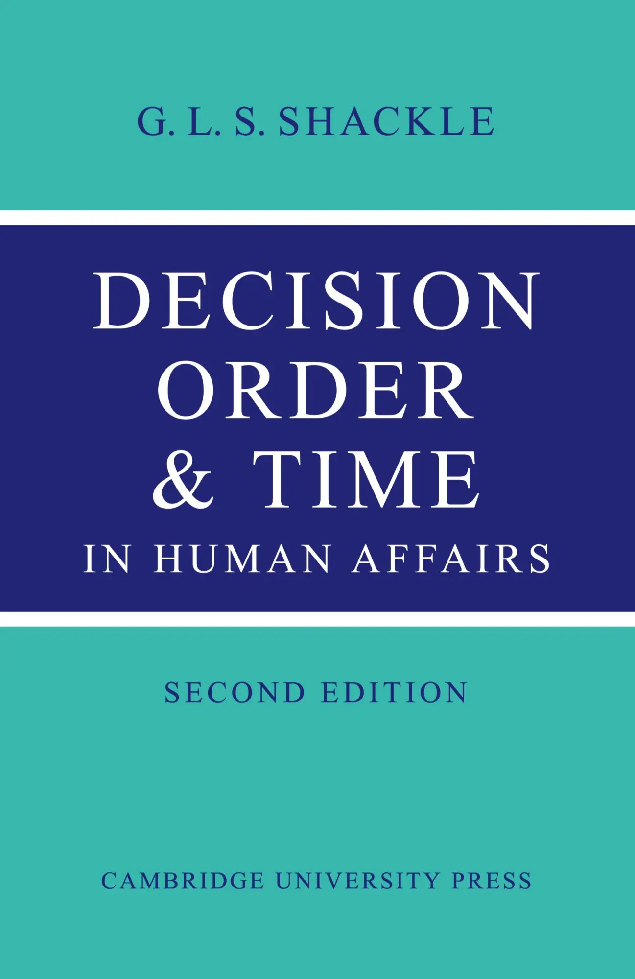 Cover: 9780521147491 | Decision Order and Time in Human Affairs | G. L. S. Shackle | Buch