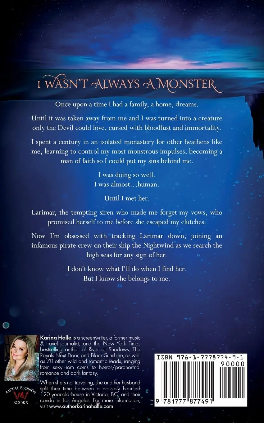 Rückseite: 9781777877491 | Ocean of Sin and Starlight | Karina Halle | Taschenbuch | Englisch