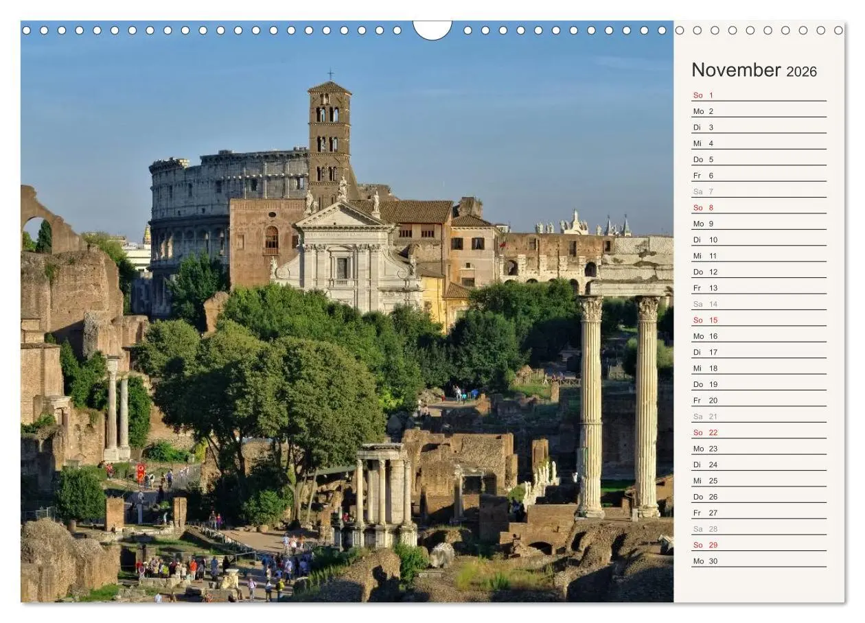 Bild: 9783457977491 | Rom - Die Ewige Stadt (Wandkalender 2026 DIN A3 quer), CALVENDO...
