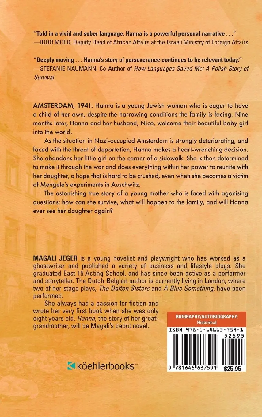Rückseite: 9781646637591 | Hanna | Magali Jeger | Buch | Englisch | 2022 | Koehler Books